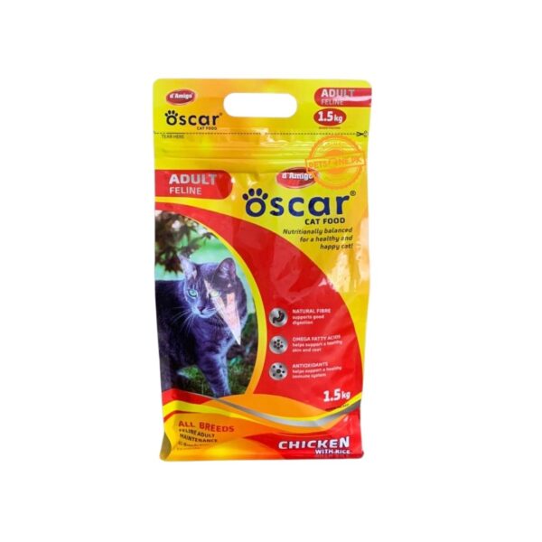 dAmigo Oscar Adult Dry Cat Food – 1 KG - Image 2