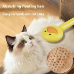 Duck Design Self Cleaning Button Brush For Cats And Dogs
