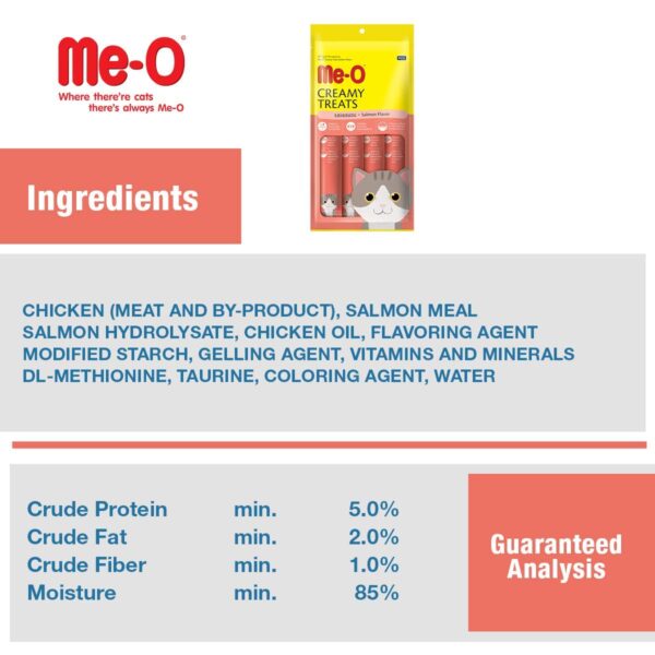 MeO/Me-O Creamy Treat for Cat – Fish/Salmon Flavour - Image 2