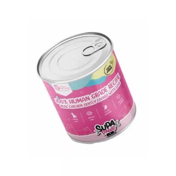 Supa Paws Pure Chicken Wet Cat Food – 400 Grams - Image 2