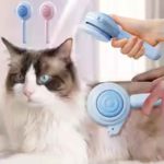 Snail Design Self Cleaning Button Brush For Cats And Dogs