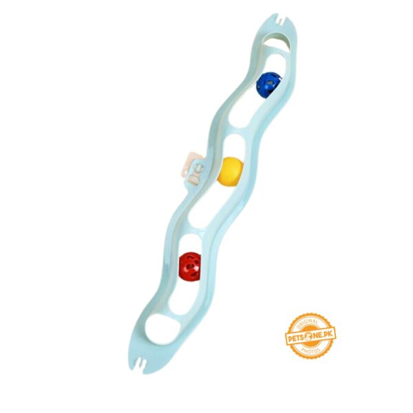 Interactive Wave Orbital Ball Cat Track Toy – Playing Tunnel - Image 3