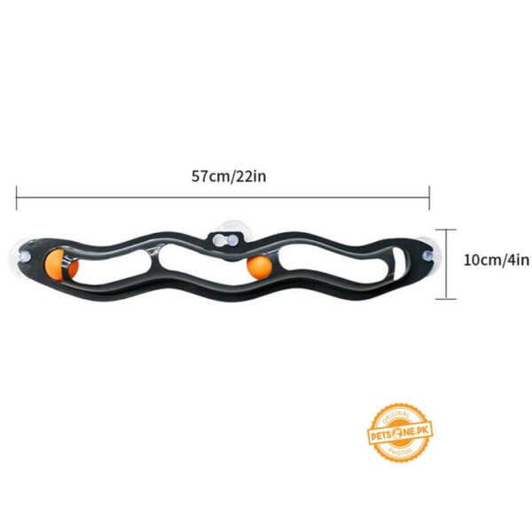 Interactive Wave Orbital Ball Cat Track Toy – Playing Tunnel - Image 6