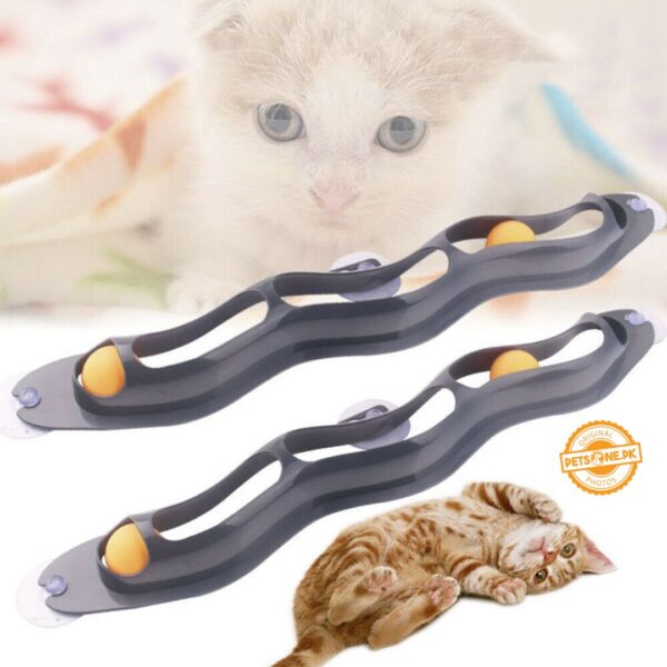Interactive Wave Orbital Ball Cat Track Toy – Playing Tunnel - Image 10