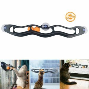Interactive Wave Orbital Ball Cat Track Toy – Playing Tunnel