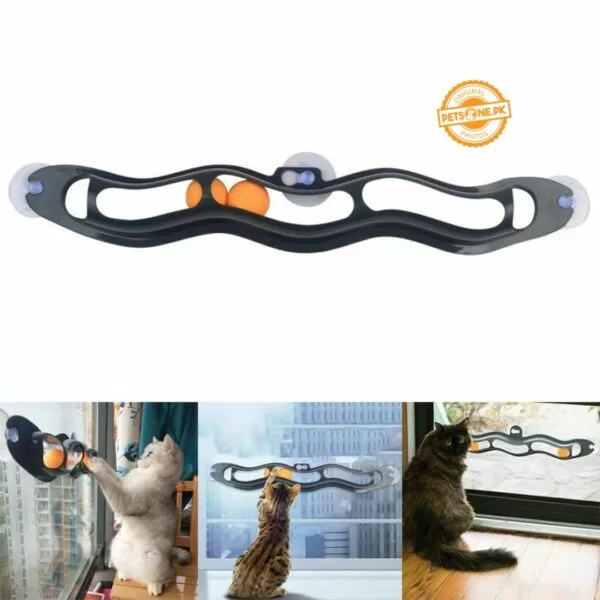 Interactive Wave Orbital Ball Cat Track Toy – Playing Tunnel - Image 11