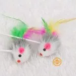 Mouse Funny Cat Playing Stick With Vertical Bangs Sucker - Image 6