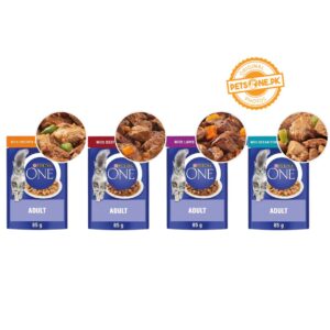 Purina One Adult Meat Fillets In Gravy For Adult Cats – 85 Gram