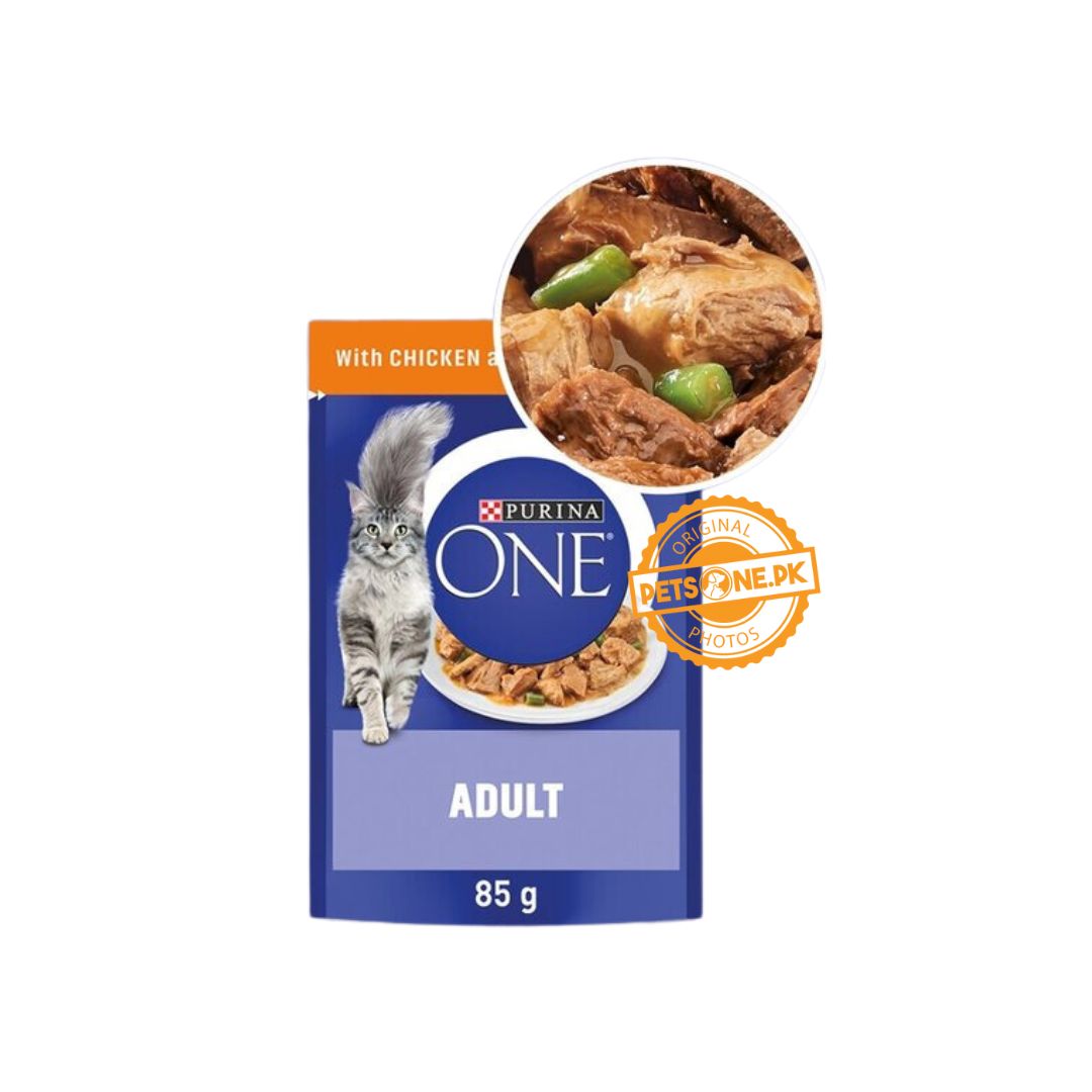 Purina One Adult Meat Fillets In Gravy For Adult Cats – 85 Gram