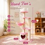 Scratching Post For Cats – Heart Tree Design
