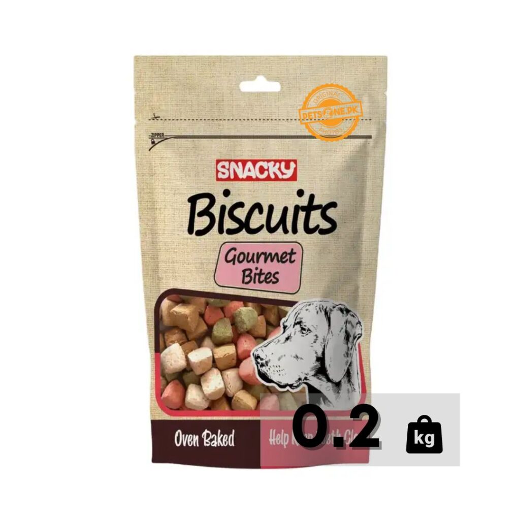 Jungle Snacky Biscuits Dog Treat Oven Baked Gourmet Bites - 200 Grams ...