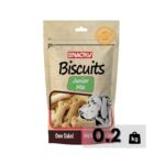 Jungle Snacky Biscuits Dog Treat Oven Baked Junior Mix – 200 Grams