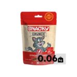 Jungle Snacky Crunch Strong Bones Cat Treat With Chicken And Cheese - 60 Gram
