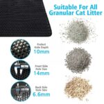 Cat Litter Mat With Double Layer / Waterproof Pet Litter Box Mat Non-slip Sand Washable Mat - Image 4