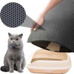 Cat Litter Mat With Double Layer / Waterproof Pet Litter Box Mat Non-slip Sand Washable Mat - Image 5