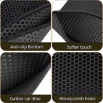 Cat Litter Mat With Double Layer / Waterproof Pet Litter Box Mat Non-slip Sand Washable Mat - Image 2