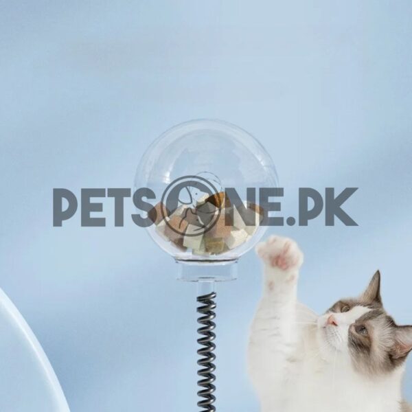 Interactive Pet Feeding Dispenser Ball With Spring - Image 4