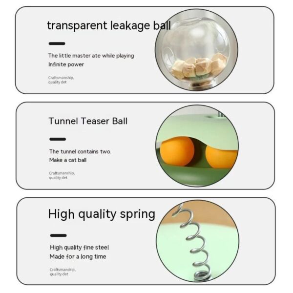 Interactive Pet Feeding Dispenser Ball With Spring - Image 9