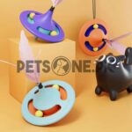 Interactive Wall Hanging Cat Tumbler Toy With Feather