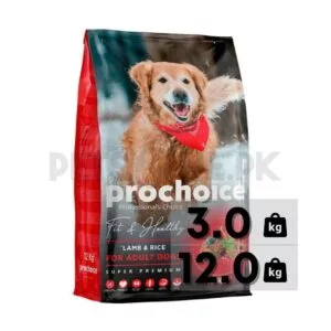 Prochoice Fit And Healthy Adult Dog Food – Lamb And Rice