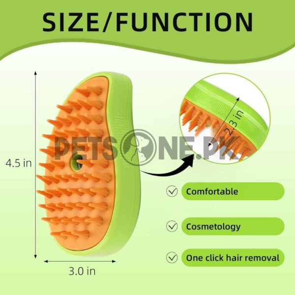 3 In 1 Cat Steamy Massage Brush For Cats - Image 3