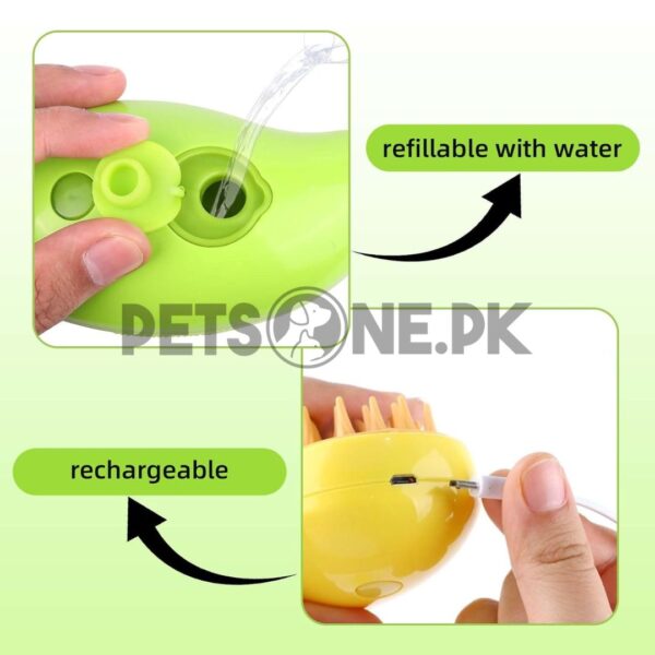 3 In 1 Cat Steamy Massage Brush For Cats - Image 5