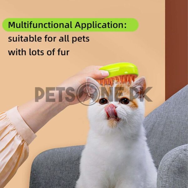 3 In 1 Cat Steamy Massage Brush For Cats - Image 7