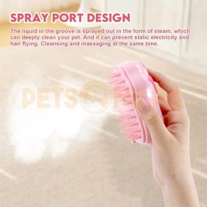 3 In 1 Cat Steamy Massage Brush For Cats