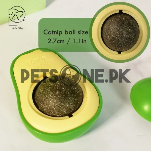 Avocado Shaped Catnip Wall Ball Cat Toys - Image 3