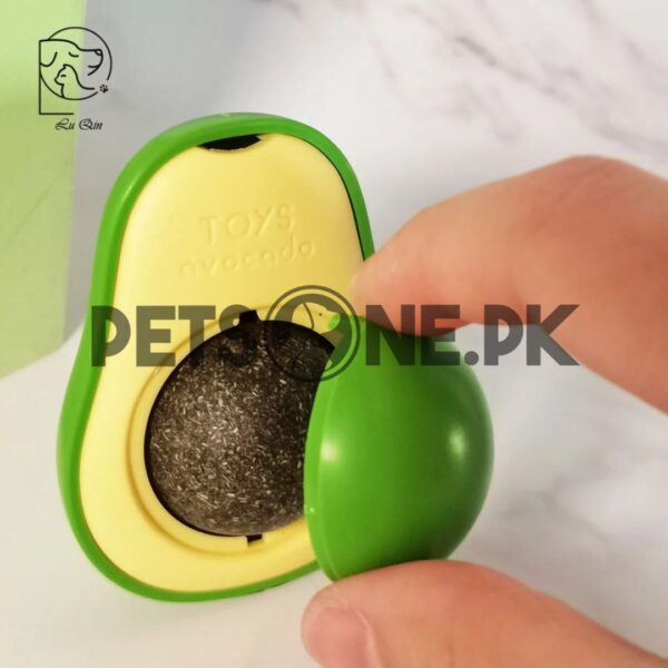 Avocado Shaped Catnip Wall Ball Cat Toys - Image 4