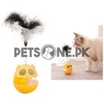 Interaction Cat Tumbler Teaser Catmint Roller With Track Ball And Feather - Image 3