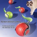 Interactive Moving Bouncing Ball Cat/Dog Toy With Worm - Image 4
