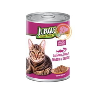 Jungle Wet Cat Food Salmon And Shrimp – 415 Gram