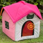 Cozy Cat House With Cat Face