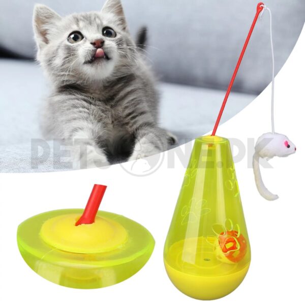 Interactive Snack Toy With Ball and Plush Mouse Cat Stick - Image 4
