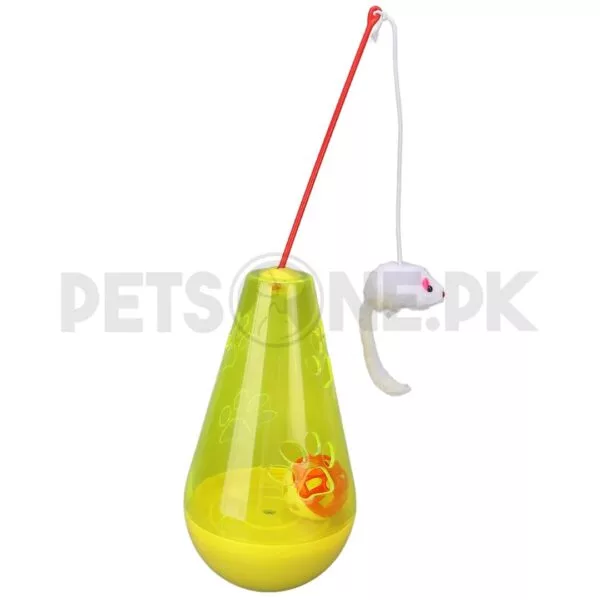 Interactive Snack Toy With Ball and Plush Mouse Cat Stick - Image 8