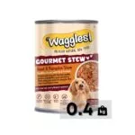 Waggles Dog Wet Food Beef And Pumpkin Gourmet Stew – 400 Gram