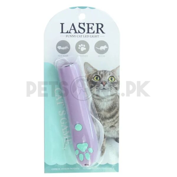 Funny Multi Colorful Logo Pattern Laser LED Light Cat Toys - Image 5