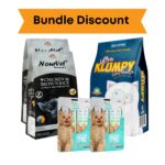Bundle: Nourvet / Ultra Klumpy Cat Litter / Fluffy Treat