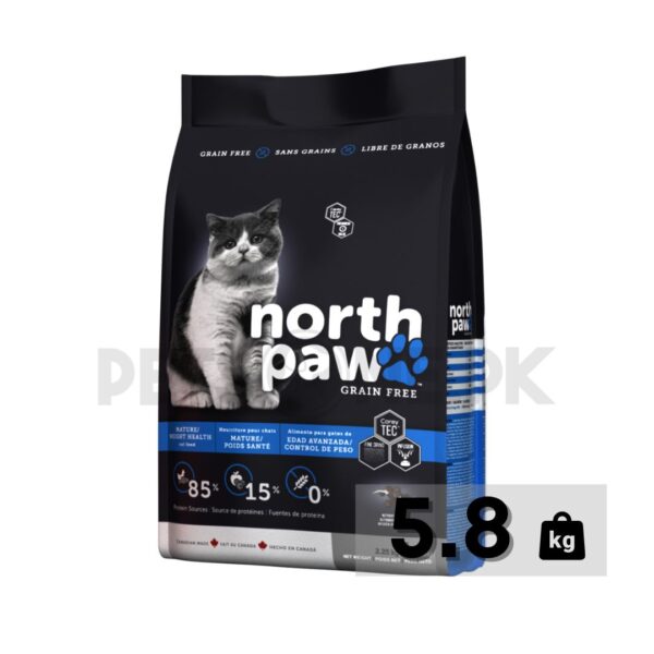 North Paw Grain Free Mature/Weight Health Cat Food - Image 4