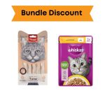 Bundle:  Wanpy Lickable Treats For Cat – Tuna Salmon / Whiskas Jelly Pouch