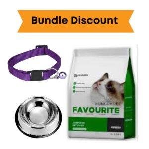 Bundle: Lonkeen Cat Food / Cat Bowl / Cat Collar