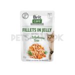 Brit Care Cat Pouch Fillets In Jelly For Adult Cats With Wholesome Tuna – 85 Gram