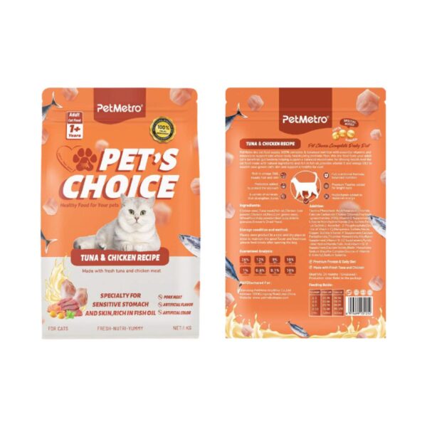 Pet Metro Adult Cat Food Tuna And Chicken - 1 KG - Image 3