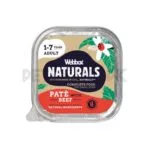 Webbox Natural PATE Beef / Wet Dog Food – 150 Gram