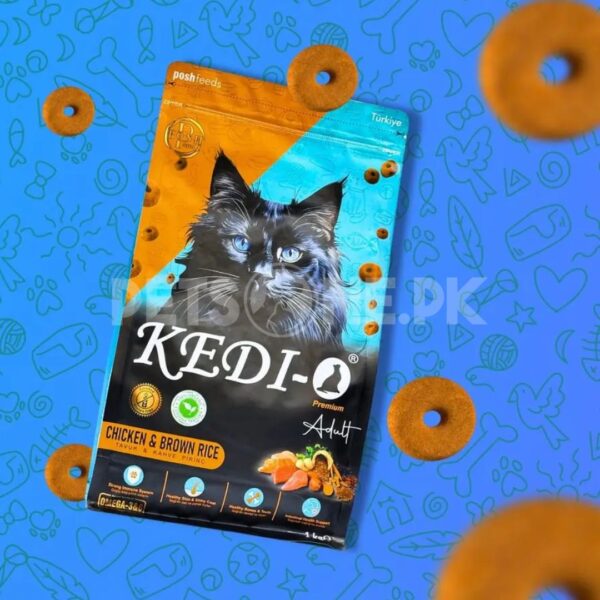 KEDI-O Premium Adult Cat Food Chicken And Rice - Image 2