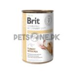 Brit Grain Free Veterinary Wet Food for Dogs / Hepatic Formula / Turkey with Pea Flavor – 400 Gram