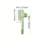 Pet Hair Remover Self-Cleaning Cat Comb/Brush with Button - Image 2