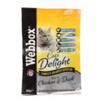 Webbox Cats Delight Dry Chicken And Duck - 400 Gram