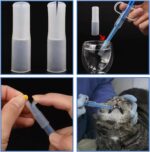 3-Piece Pill Gun Kit for Pets – Reusable Syringe with Silicone Tip for Pills, Liquid, Capsule Dispenser for Cats, Dogs